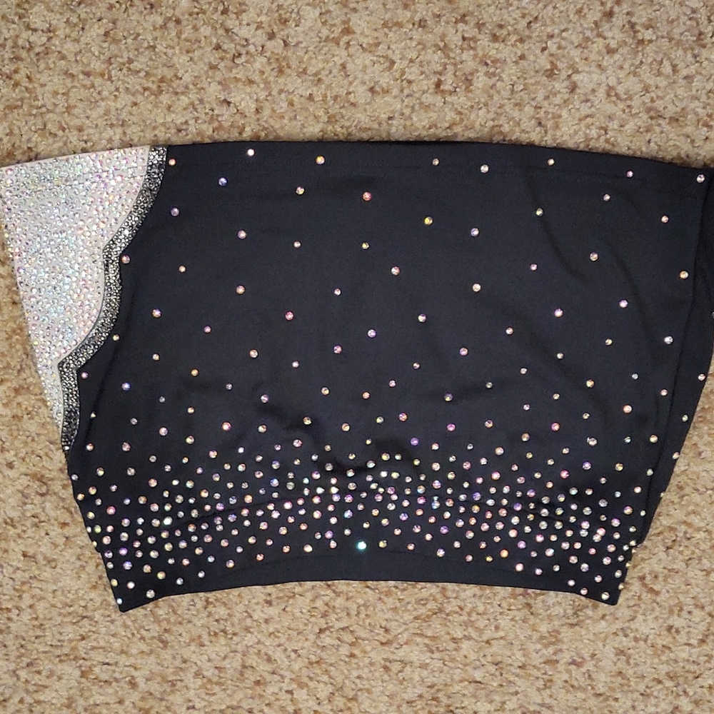 WOMEN'S REBEL ATHLETIC BLING CHEER SKIRT - ADULT medium AM